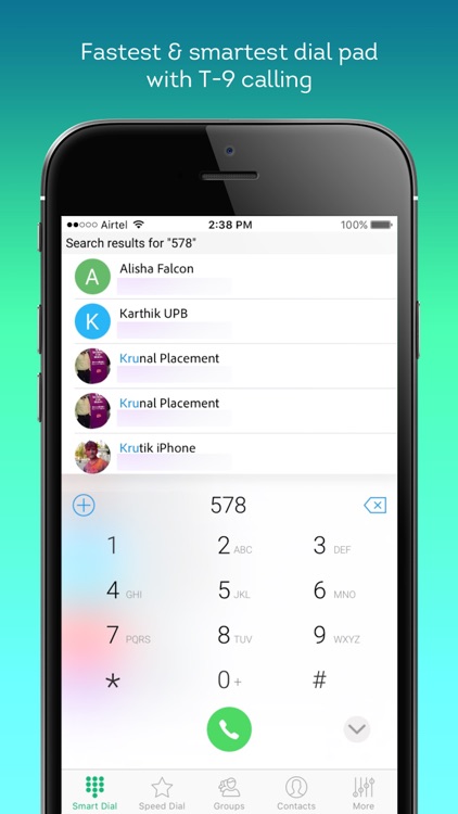 Speed Dial - T9 and Smart Call