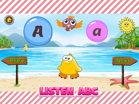 Screenshot #5 pour Jeux en anglais de lettres gratuits alphabet ABC