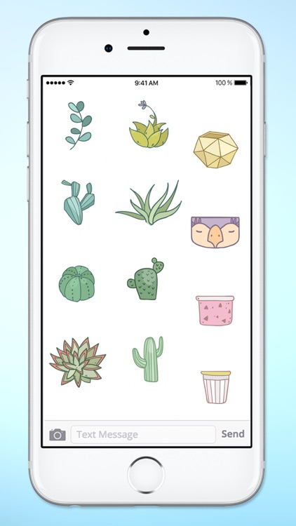 Desert Garden Cactus & Succulents Sticker Pack screenshot-3
