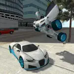 Flying Car Robot Flight Drive Simulator Game 2017 App Cancel