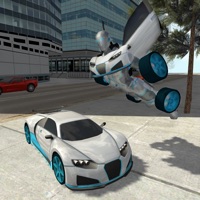 Flying Car Robot Flight Drive Simulator Game 2017 app icon - Games app for iPhone