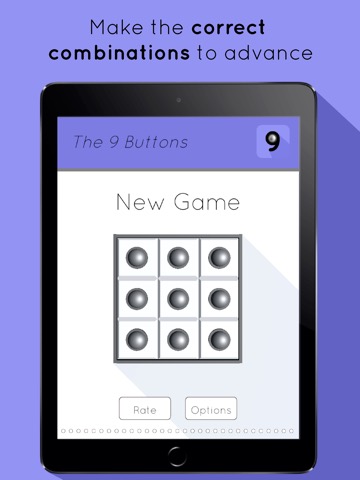 9 Buttons – スマートクリエイティブロジックパズルのおすすめ画像1