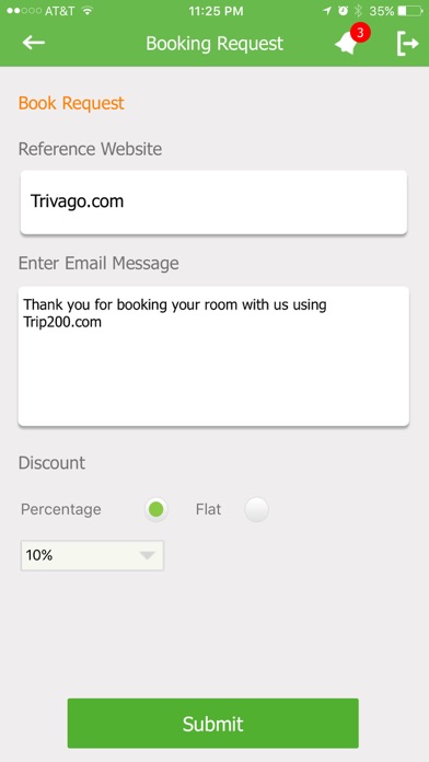 Trip200 Hotel Access Screenshot