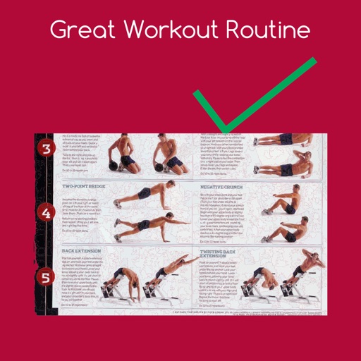 Great workout routine icon