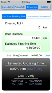 Calculator For Runner (CalcForRun) screenshot #5 for iPhone