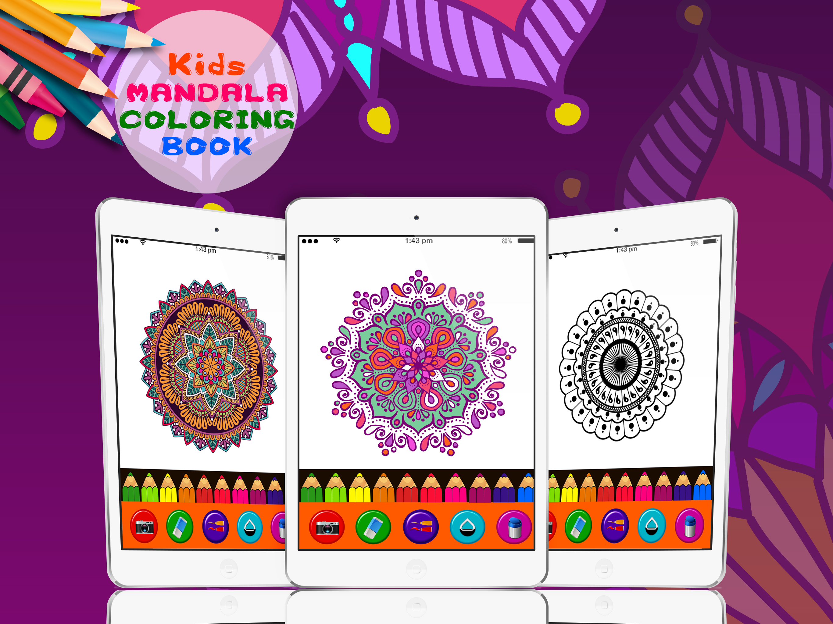 Mandala Coloring Pages- Game Adult Coloring book screenshot 4