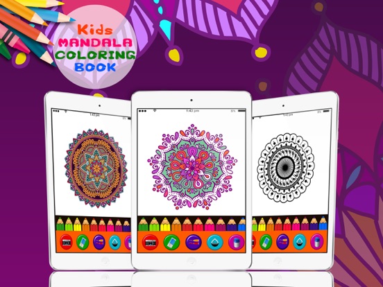 Screenshot #4 pour Mandala Coloring Pages- Game Adult Coloring book