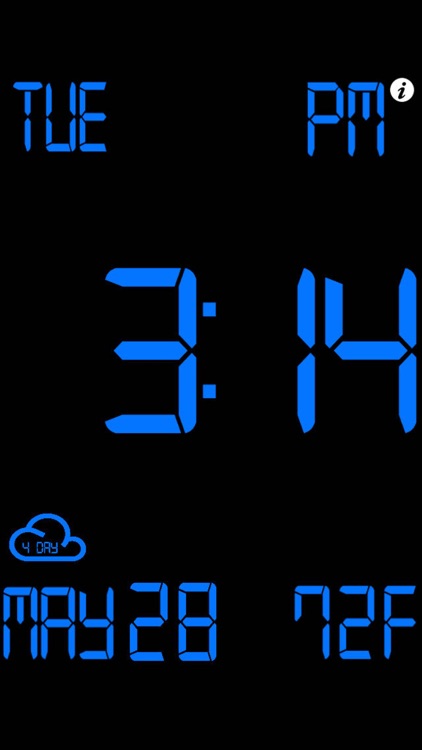 iDigital Big3 Alarm Clock - Largest Display Time