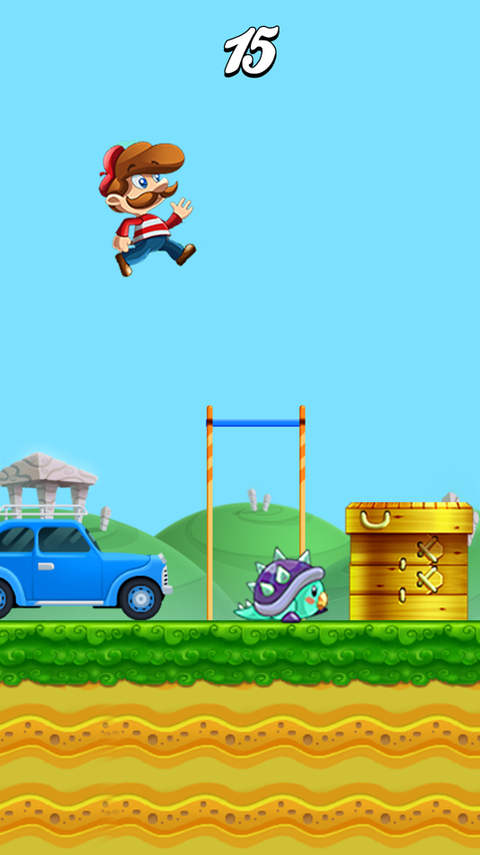 #2. Super Jump Adventure - Let's Go (iOS) Podle: Kevin Tran