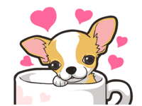 Chihuahua Dog - Stickers