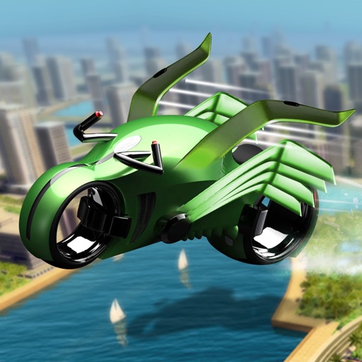 Robot Flying Bike: Motorbike Stunt Pilot iOS App