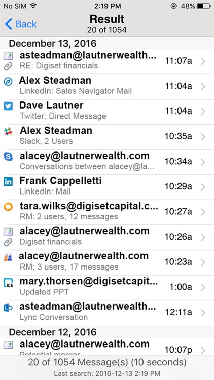 Global Relay - Search screenshot-3