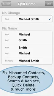 contactclean pro - address book cleanup & repair iphone screenshot 4
