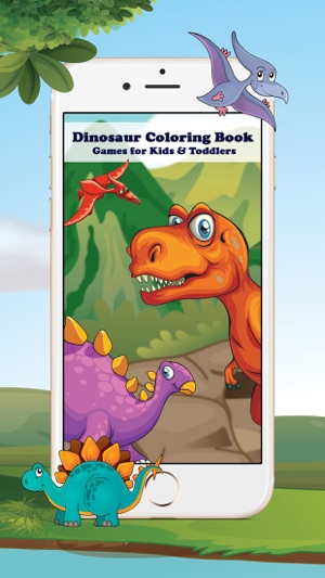 Dinosaur Coloring Book - Coloring Games 