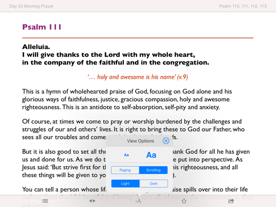 Screenshot #6 pour Reflections on the Psalms: Bible notes from CofE