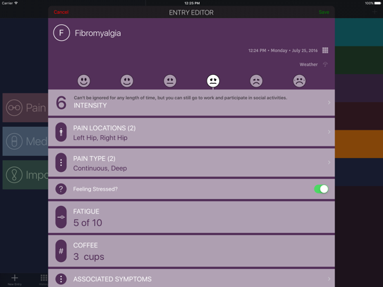 Screenshot #6 pour My Pain Diary & Symptom Tracker: Gold Edition