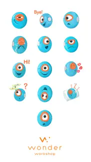 dash & dot robot stickers айфон картинки 1