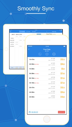 Hours Keeper Pro - Timesheet, Tracking & Billing(圖5)-速報App