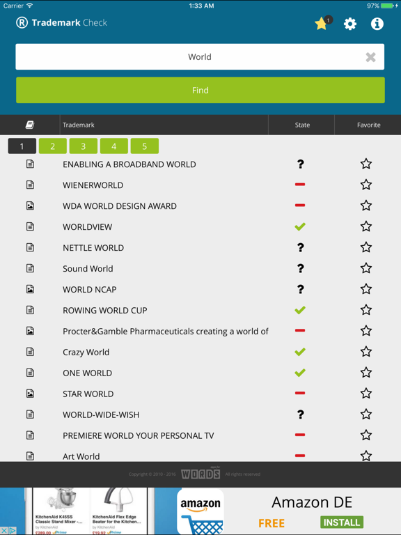 Screenshot #5 pour a! Trademark Search