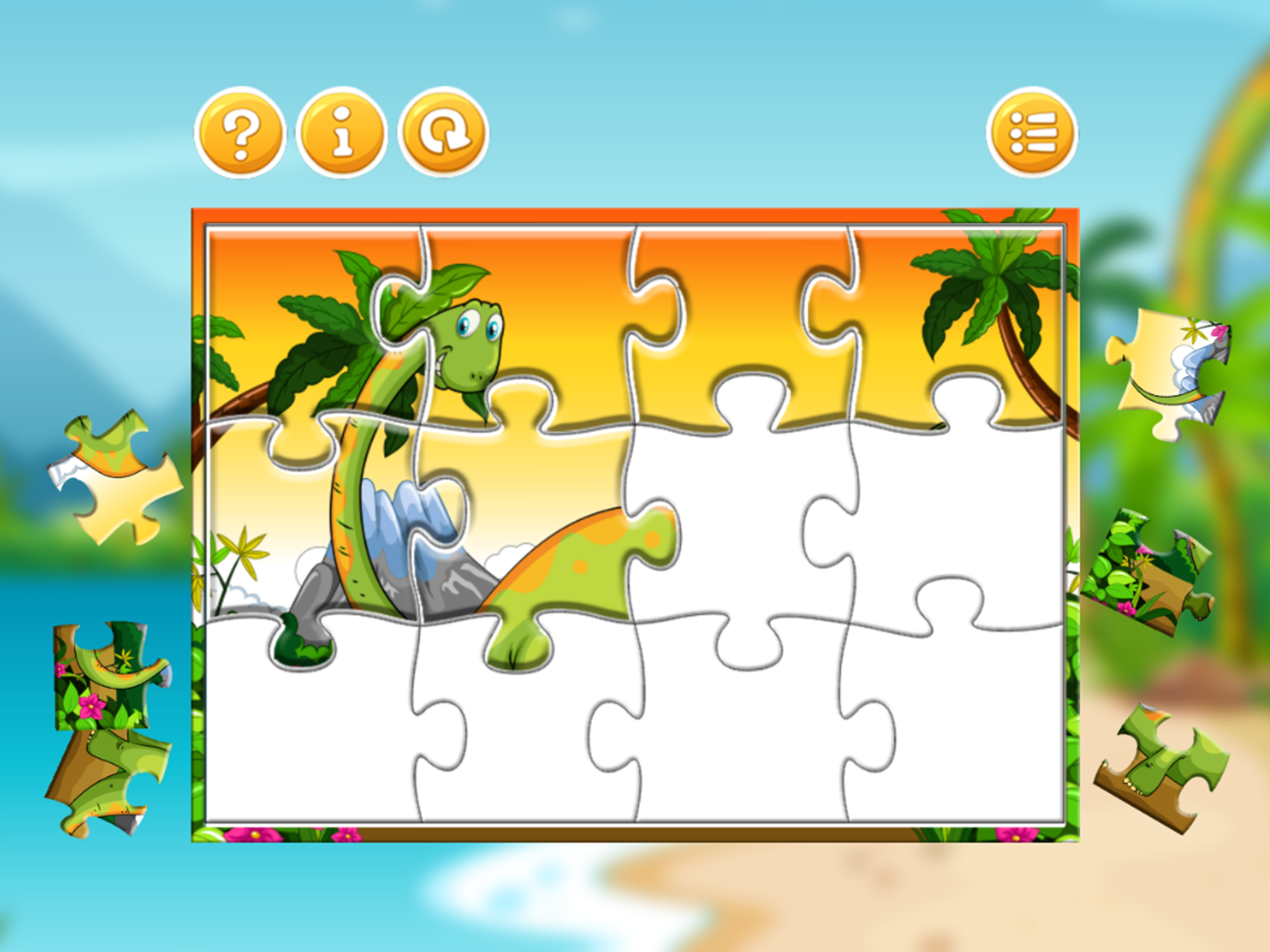 Dino World: Jurassic Zoo Dinosaur Jigsaw Games screenshot 6