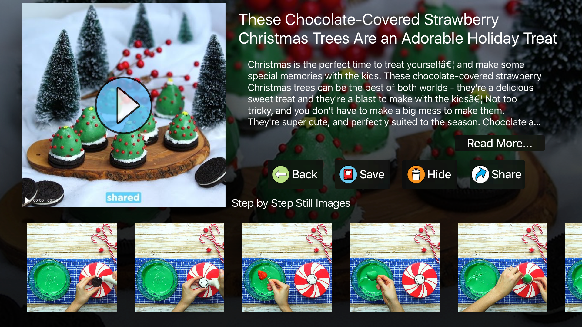 Shared Food TV: Cooking Videos screenshot 2