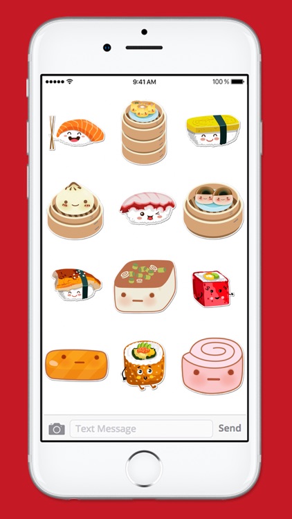 Cute Sushi Kawaii Sticker Pack screenshot-2