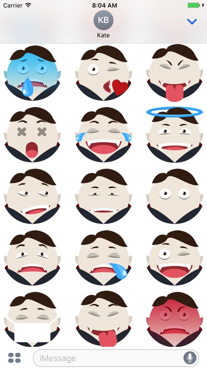 Vampire Halloween Stickers