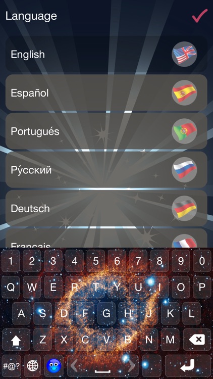 Galaxy Emoji Keyboard – Space Color Themes & Fonts screenshot-4