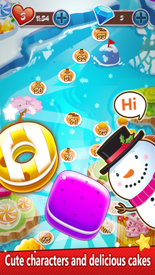 Cookie Fever - a fun puzzle games! - 4.1 - (iOS)