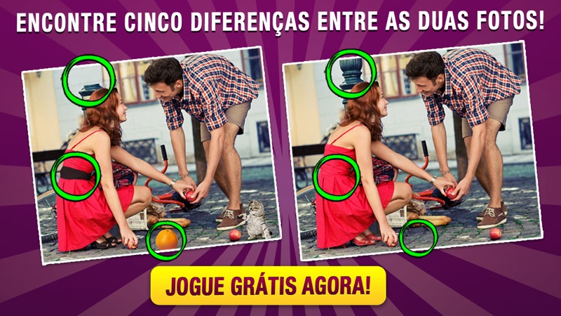 5 Diferenças ~ Quiz português grátis screenshot 1