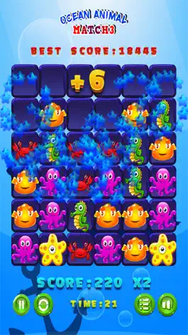 Game screenshot Ocean Animal Match 3 - Sea Matching Games mod apk