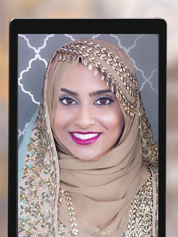 Wedding Hijab Photo Montage - Free Face Decorator iPad screenshot 5 - Photo & Video app