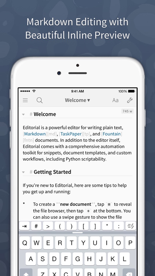 #1. Editorial (iOS) Podle: omz:software