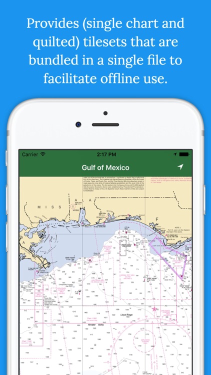 Marine Charts Offline: Gulf of Mexico - East