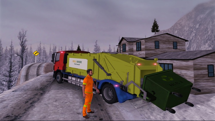 Mountain Off-road Garbage Truck Driving simulator