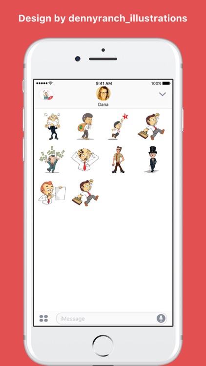 Businessman stickers by dennyranch_illustrations