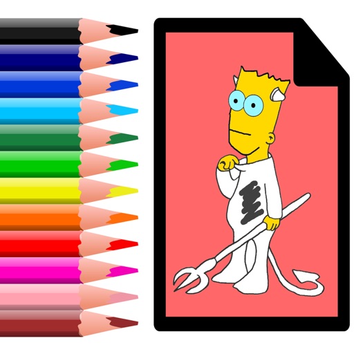 The Thompsons Family Painting Coloring Kids Game iOS App