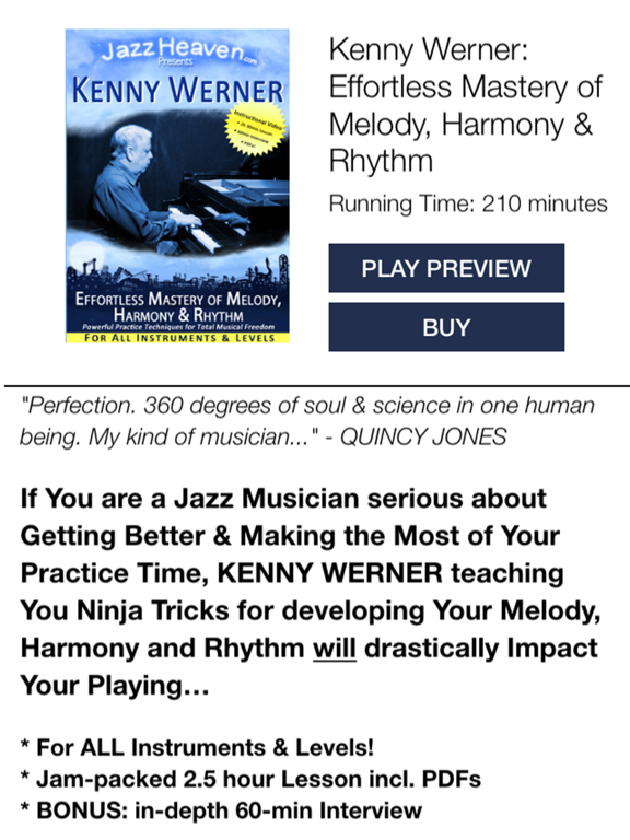 Jazz Piano Lessons Learn How to Play Scales Licks iPad screenshot 4 - Music app