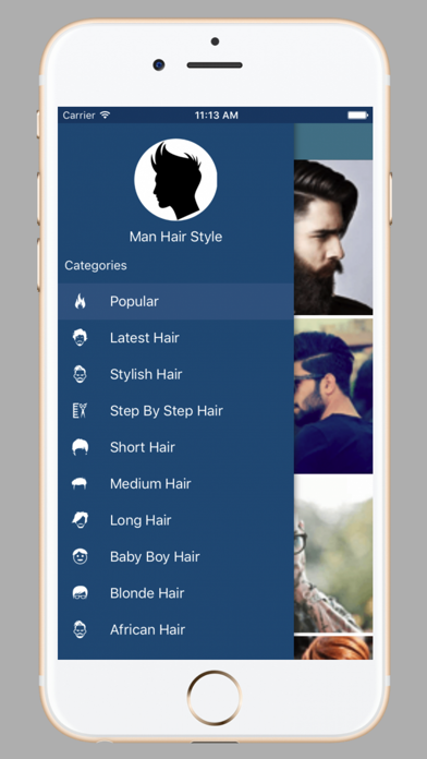 Screenshot #1 pour Latest Hair Style For Men