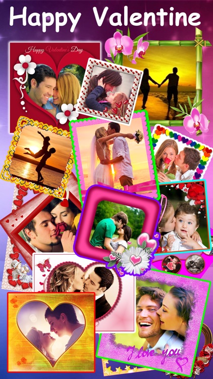 Valentine's Day Photo Collage Editor & Love Frames