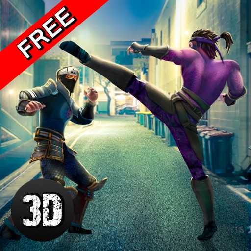 Ninja Kung Fu Street Fighting Challenge 3D iOS App