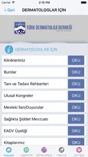 türk dermatoloji derneği iphone screenshot 4