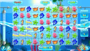 Fish Sea Animals Puzzle Fun Match 3 Games Relax screenshot #3 for iPhone