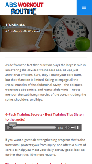Abs Workout Routine On The App Store Abs Workout Routine On The App Store