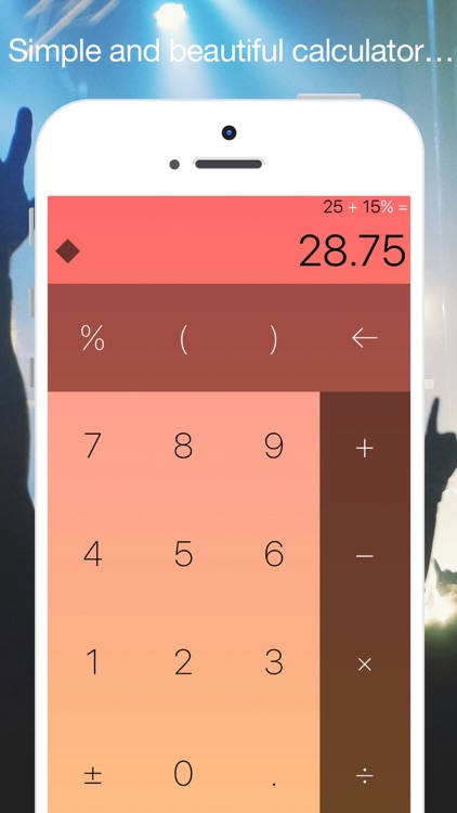 Classicalc Music - piano sound playing calculator screenshot-0