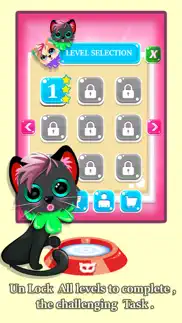 cat connect mania : the tom crush game for kids iphone screenshot 2