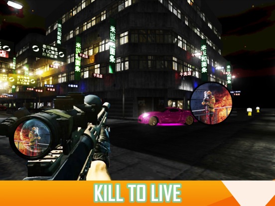 X Sniper - Dark City Shooter 3Dのおすすめ画像2