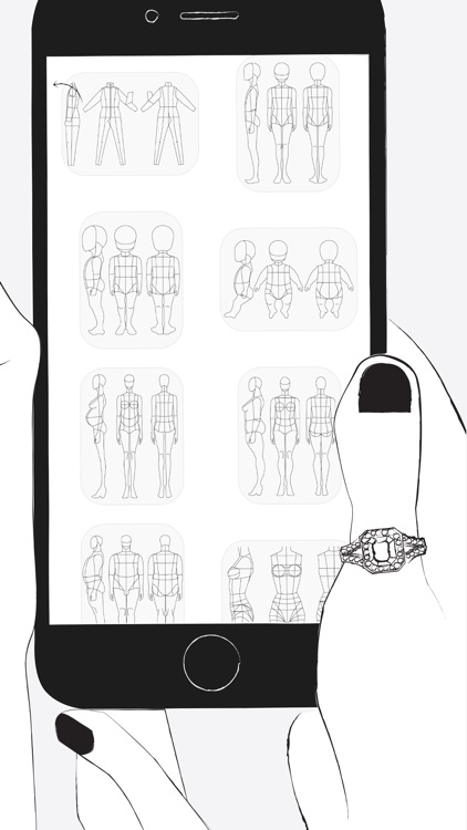 Prêt à Template - Fashion Drawing screenshot-4