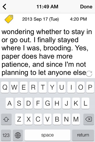 My Diary screenshot 2