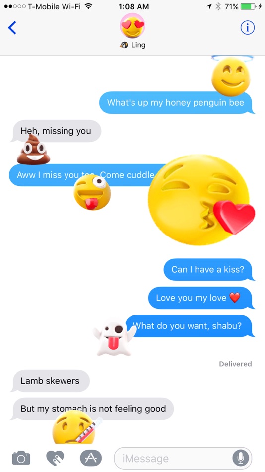 #4. 3D Emojis - 3D Animated Emoji Stickers (iOS) By: Sticker List